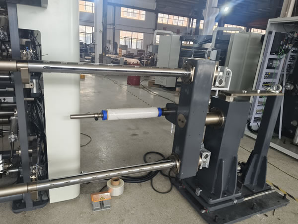Machin SLC PSA Label Roll Slitter Rewinder enstale nan Chili